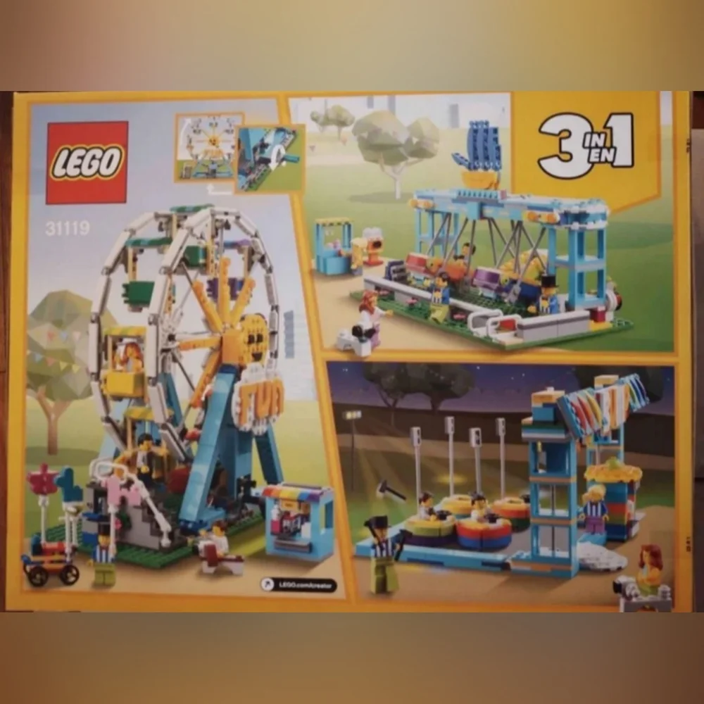 LEGO Creator 31119 Ferris Wheel NWT Building Toy Set 3in1